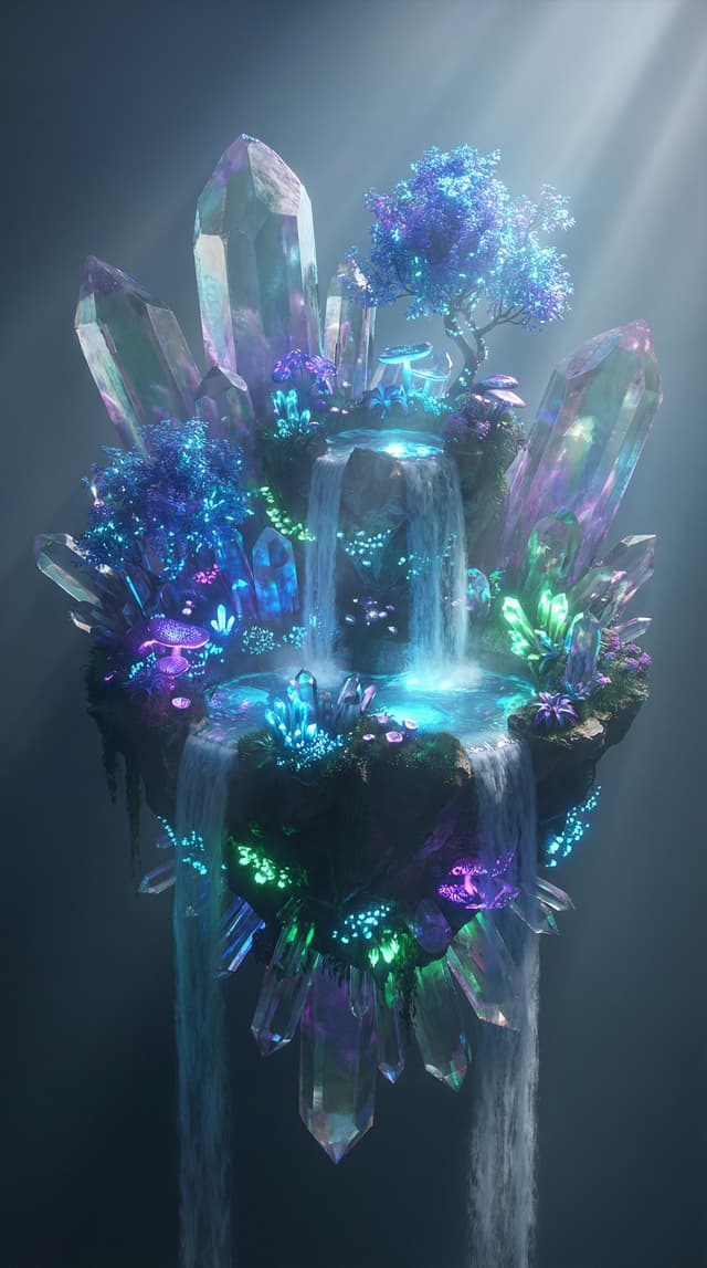 3D Render style wallpaper