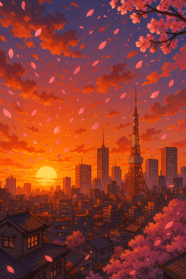 Anime style wallpaper