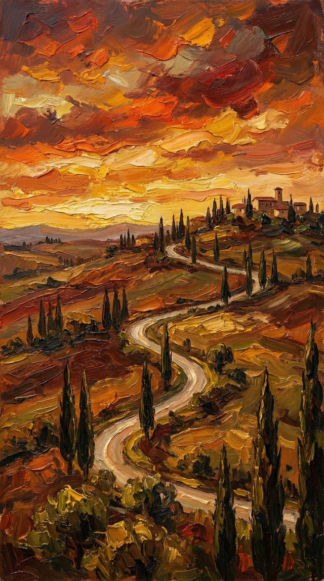 Oil Painting style wallpaper